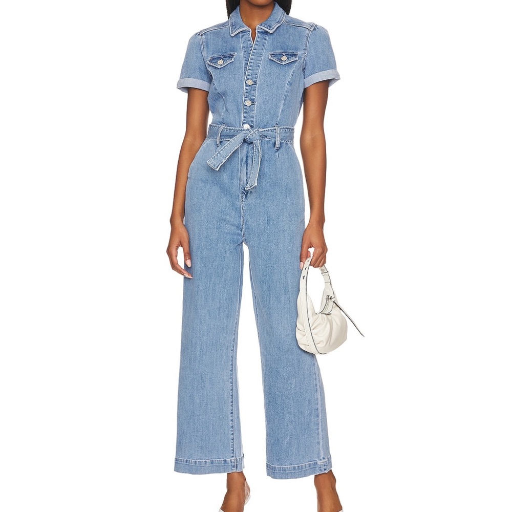 Paige Anessa jumpsuit size 4 color Hailey